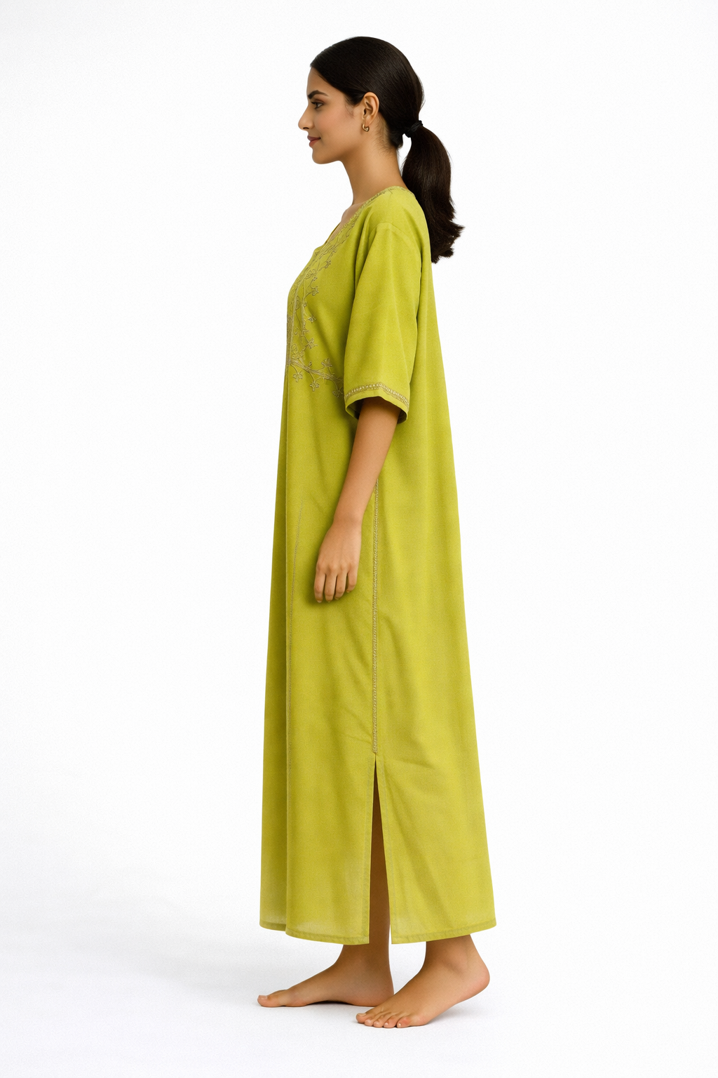Dar Atlas Signature Ghandoura  Olive Gold Edition
