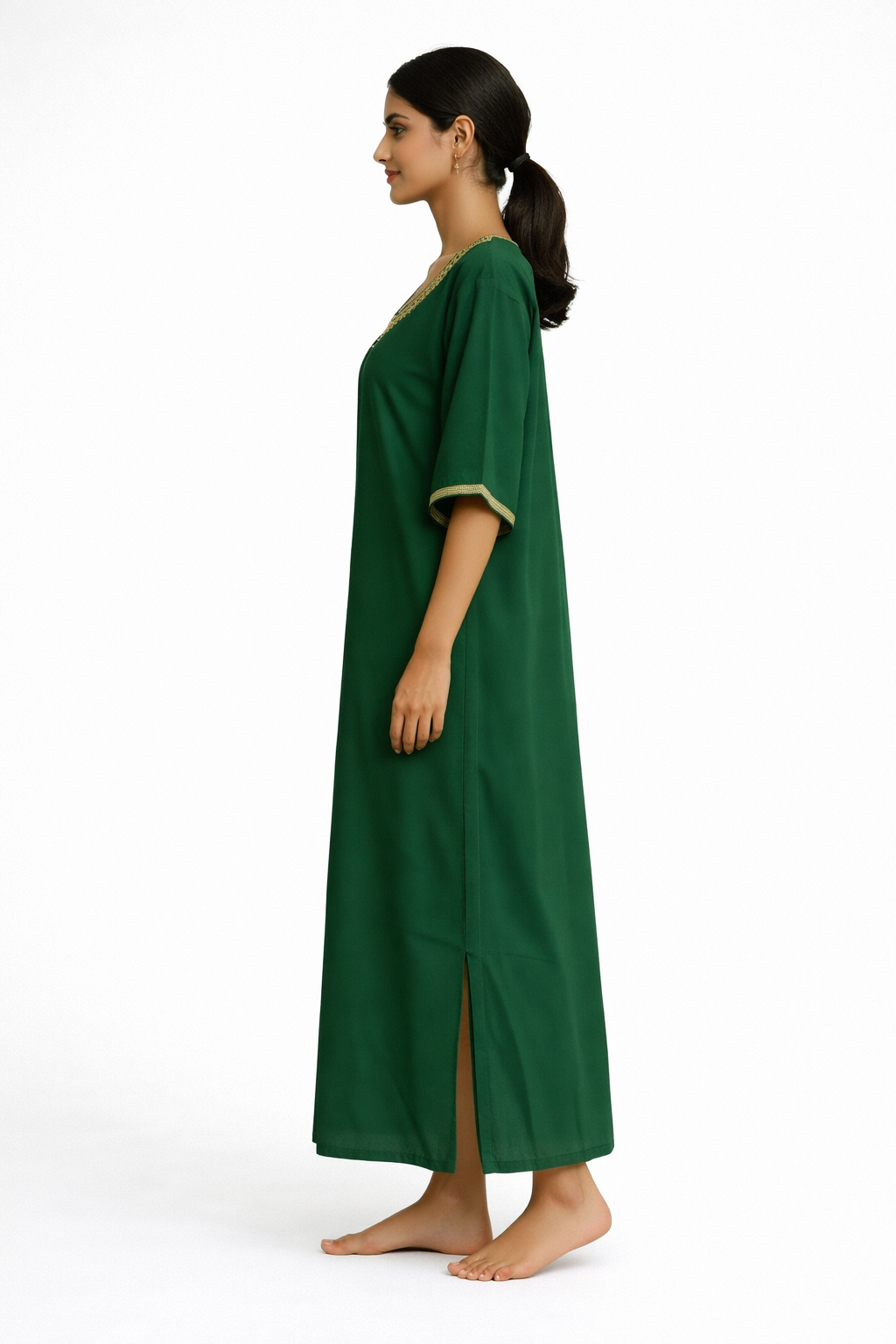 Dar Atlas Zahra Prestige Ghandoura – Smaragdgroen & Goud