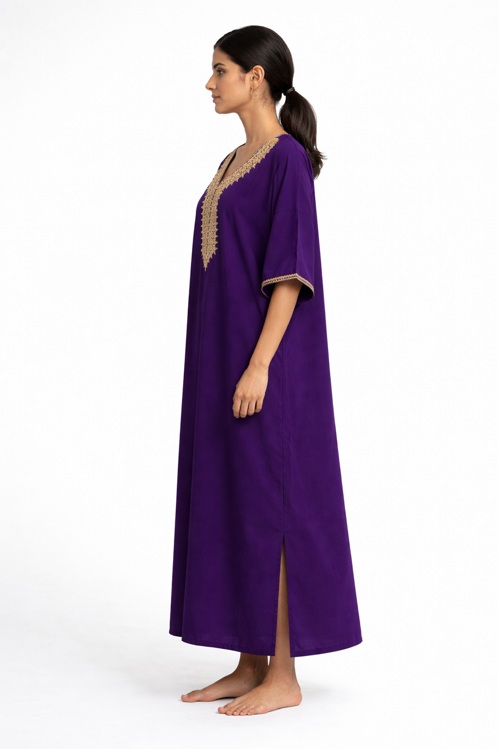Dar Atlas  Amira Royale Ghandoura Paars & Goud