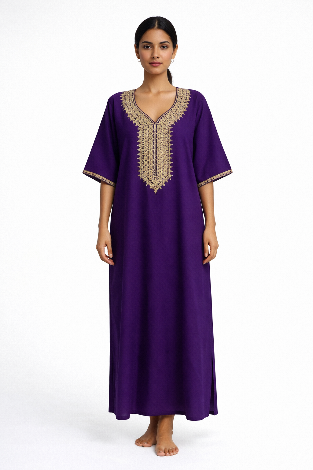 Dar Atlas  Amira Royale Ghandoura Paars & Goud