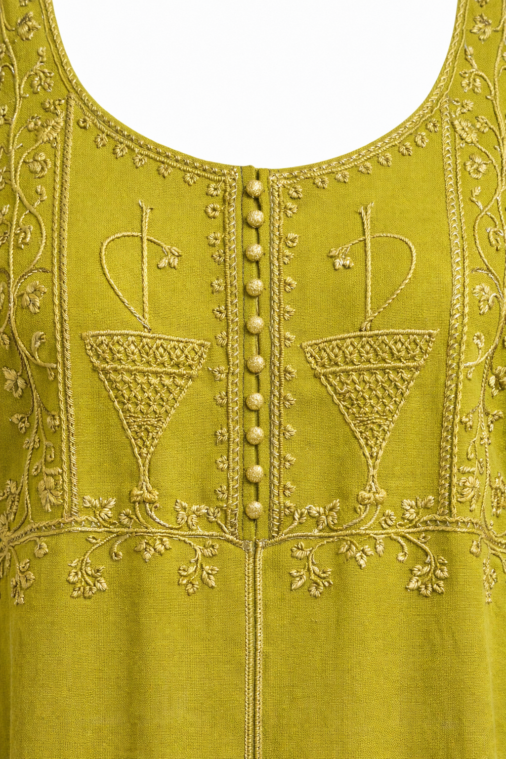 Dar Atlas Signature Ghandoura  Olive Gold Edition